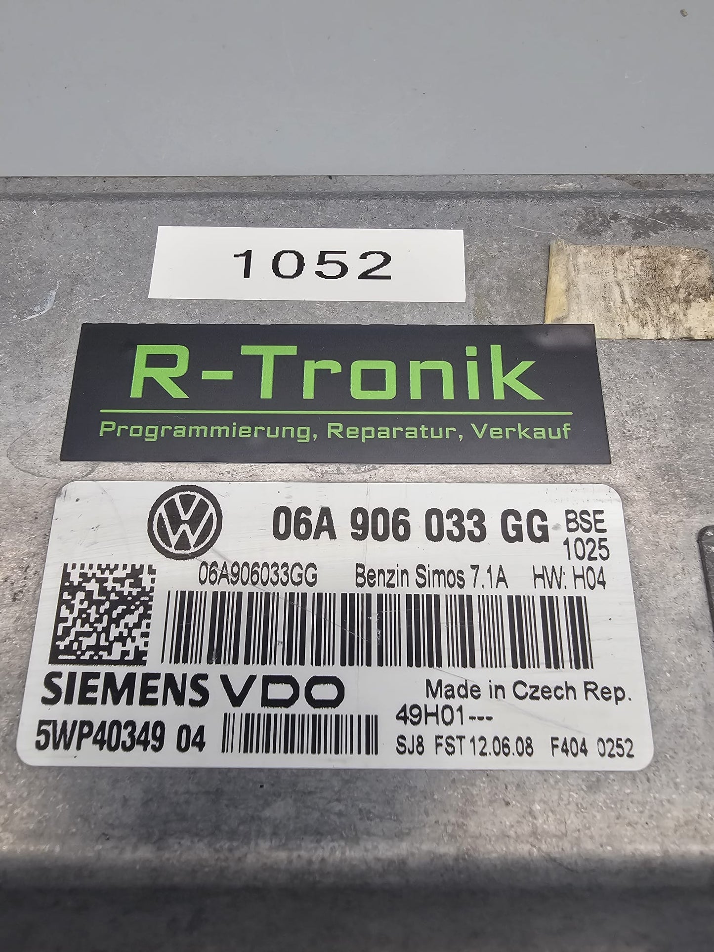 06A906033GG SIMOS 7.1A #1052